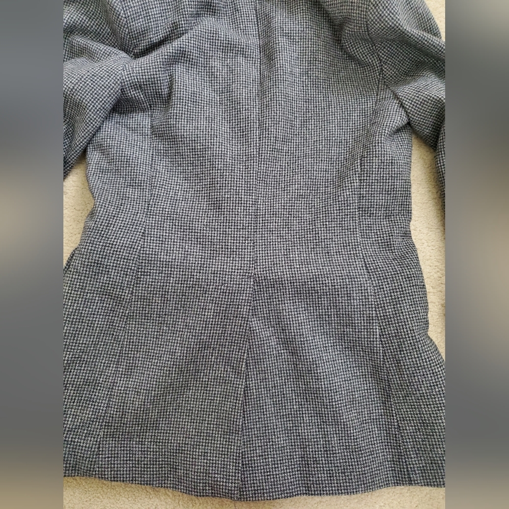 Mango Houndstooth Wool-Blend Blazer - Picture 9 of 9